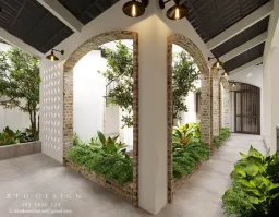 Nhà phố Bình Phước - Phong cách Indochine