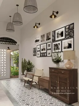 Nhà phố Bình Phước - Phong cách Indochine