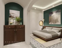 Phòng ngủ - Nhà phố Bình Phước - Phong cách Indochine 