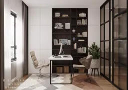 Phòng làm việc - Căn hộ The View - Riviera Point Quận 7 - Phong cách Modern 