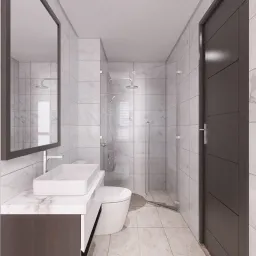 Phòng tắm - Nhà phố liền kề Park Riverside Quận 9 - Phong cách Modern 