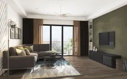 Phòng khách - Căn hộ Masteri Thảo Điền Quận 2 - Phong cách Neo Classic 