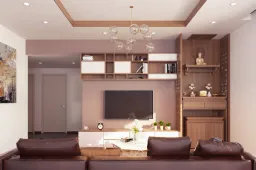 Phòng khách - Căn Hộ Vistar Verde Quận 2 - Phong cách Modern 