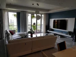 Phòng khách - Căn hộ Phú Mỹ Hưng Quận 7 - Phong cách Modern 