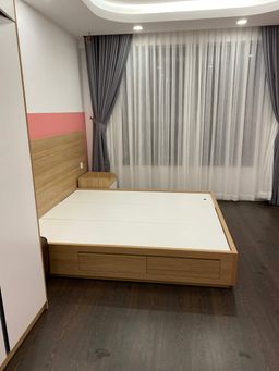 Phòng ngủ - Căn hộ Q. Tân Bình - Phong cách Scandinavian + Color Block 