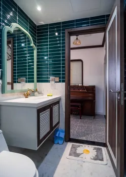 Phòng tắm - Căn hộ Sunrise City View Quận 7 - Phong cách Indochine 