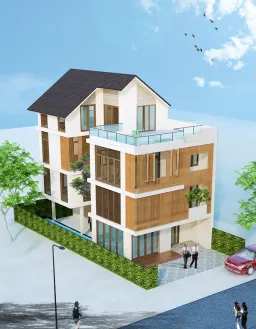 Mặt tiền - Villa 1 Thủ Đức - Phong cách Japandi 