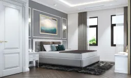 Phòng ngủ - Biệt thự Vinhomes Central Park Tân Cảng - Phong cách Neo Classic 