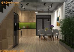 Phòng bếp, Phòng ăn - Nhà phố Thủ Đức - Phong cách Modern 