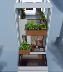 Mặt tiền - Nhà phố Thủ Đức - Phong cách Modern 