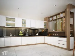Phòng bếp - Nhà phố Cần Thơ - Phong cách Modern 