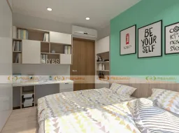 Phòng ngủ - Căn hộ Vinhomes Grand Park Quận 9 - Phong cách Modern + Scandinavian 