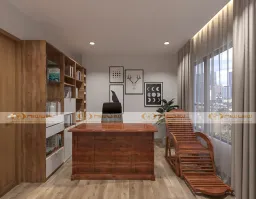 Phòng làm việc - Căn hộ Vinhomes Grand Park Quận 9 - Phong cách Modern + Scandinavian 