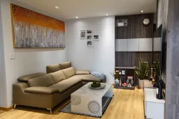 Phòng khách - Căn hộ Kingston Phú Nhuận - Phong cách Modern 
