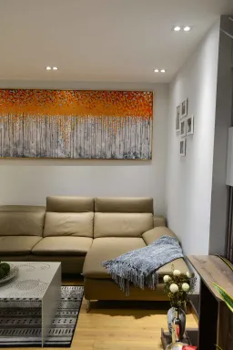 Phòng khách - Căn hộ Kingston Phú Nhuận - Phong cách Modern 