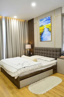 Phòng ngủ - Căn hộ Kingston Phú Nhuận - Phong cách Modern 