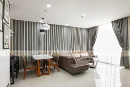 Phòng khách, Phòng ăn - Căn hộ Fico Tân Bình - Phong cách Modern 