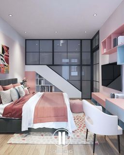 Phòng ngủ - Căn hộ Park Riverside Quận 9 - Phong cách Modern 