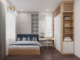 Phòng ngủ - Căn Hộ Mẫu 2PN Mia Trung Sơn - Phong cách Scandinavian + Modern 