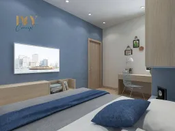 Phòng ngủ - Căn Hộ Emerald Celadon City Quận Tân Phú - Phong cách Japandi 