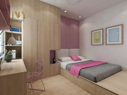Phòng ngủ - Căn Hộ Emerald Celadon City Quận Tân Phú - Phong cách Japandi 