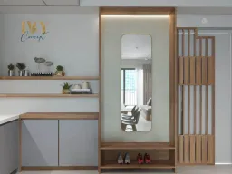 Lối vào - Căn Hộ Emerald Celadon City Tân Phú - Phong cách Japandi 