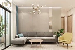 Phòng khách - Căn Hộ Chung Cư Sơn Kỳ B Tân Phú - Phong cách Modern 