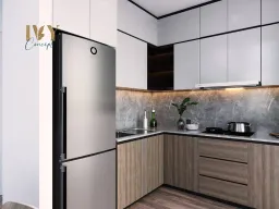 Phòng bếp - Căn hộ Ehome 1 Quận 9 - Phong cách Modern 