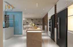 Phòng bếp - Căn hộ Petro Landmark Quận 2 - Phong cách Modern 