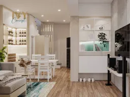 Phòng ăn - Nhà phố Quận Phú Nhuận - Phong cách Modern 