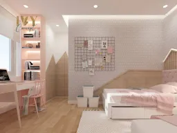 Phòng cho bé - Nhà phố 3PN Dĩ An Bình Dương - Phong cách Modern 