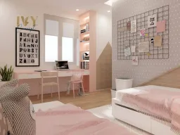 Phòng cho bé - Nhà phố 3PN Dĩ An Bình Dương - Phong cách Modern 