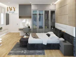 Phòng ngủ - Nhà phố 3PN Dĩ An Bình Dương - Phong cách Modern 