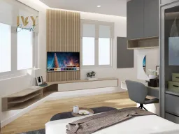 Phòng ngủ - Nhà phố 3PN Dĩ An Bình Dương - Phong cách Modern 