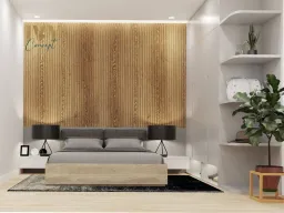 Phòng ngủ - Nhà phố 3PN Dĩ An Bình Dương - Phong cách Modern 