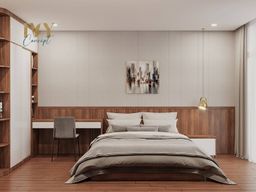 Phòng ngủ - Căn hộ Petro Landmark Quận 2 150m2 - Phong cách Modern 
