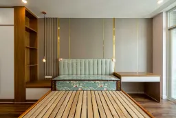 Phòng ngủ - Căn hộ Petro Landmark Quận 2 150m2 (Mr Quang) - Phong cách Modern 