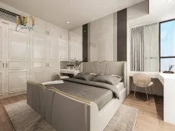 Phòng ngủ - Căn hộ Emerald Celadon City Tân Phú 84m2 - Phong cách Modern 