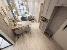 Phòng khách, Phòng ăn, Lối vào - Căn hộ Emerald Celadon City Tân Phú (Mr Gang) - Phong cách Modern 
