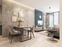 Phòng khách, Phòng ăn - Căn hộ Emerald Celadon City Tân Phú (Mr Gang) - Phong cách Modern 