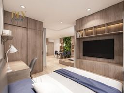 Phòng ngủ - Căn hộ Emerald Celadon City Tân Phú (Mr Ca) - Phong cách Japandi 