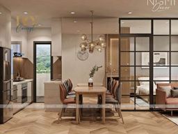 Phòng bếp, Phòng ăn - Căn hộ Emerald Celadon City Tân Phú (Mr Long) - Phong cách Modern 