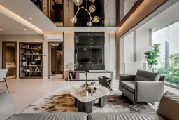 Phòng khách - Căn hộ An Gia Westgate Bình Chánh 89m2 - Phong cách Modern 