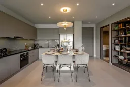 Phòng bếp, Phòng ăn - Căn hộ An Gia Westgate Bình Chánh 89m2 - Phong cách Modern 