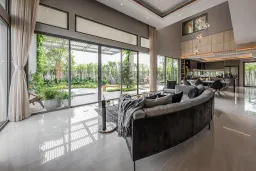 Phòng khách - The Standard Showflat Villa 2 Bình Dương - Phong cách Modern 