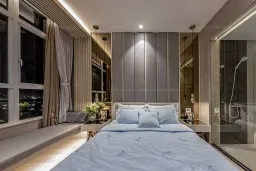 Phòng ngủ - Căn hộ Penthouse Vista Verde Quận 2 - Phong cách Modern 