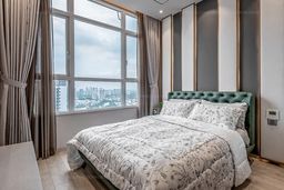 Phòng ngủ - Căn hộ Penthouse Vista Verde Quận 2 - Phong cách Modern 