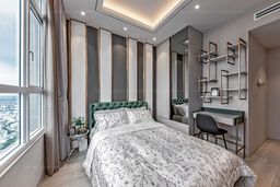 Phòng ngủ - Căn hộ Penthouse Vista Verde Quận 2 - Phong cách Modern 