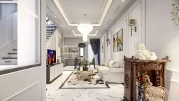 Phòng khách - Villa Bình Dương - Phong cách Neo Classic 