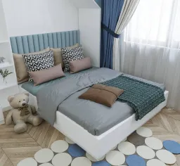 Phòng cho bé - Villa Bình Dương - Phong cách Neo Classic 